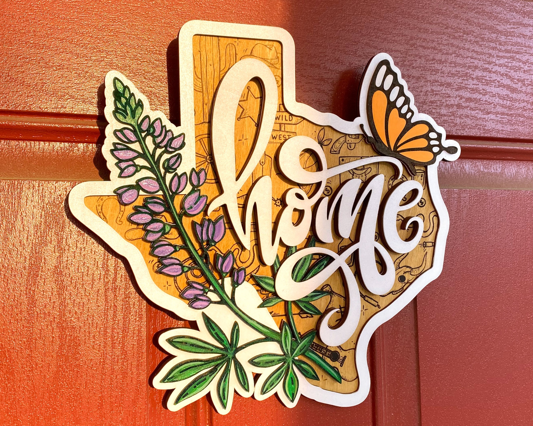 Texas home handmade decor